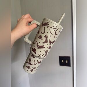 Simple modern western mix 40oz tumbler